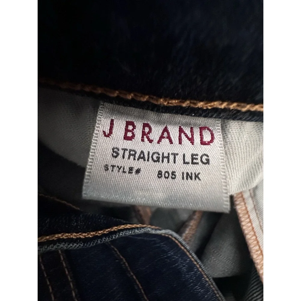 Y2K J Brand Jeans Women‎ Size 32 Straight Leg Stretch Style 805 Ink Mid Rise